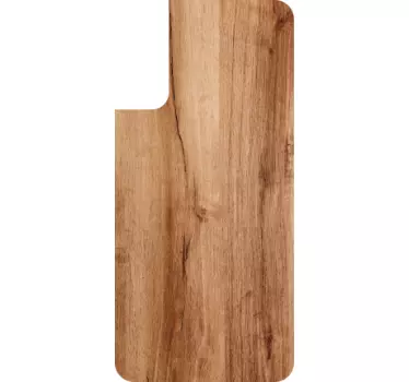 Sticker samsung finition bois naturel - TenStickers
