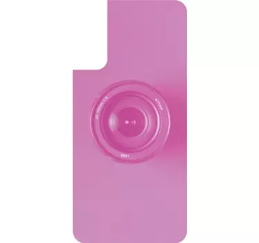 Sticker samsung objectif photo rose - TenStickers
