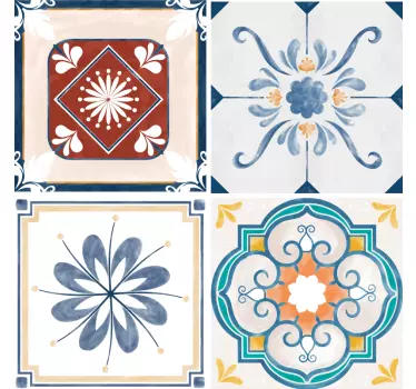 Autocollant Carrelage Beau style de ciment - TenStickers