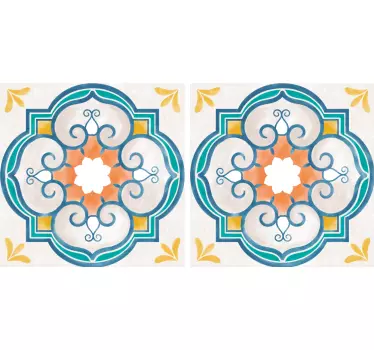 Autocollant Carrelage Formes de ciment similaires - TenStickers