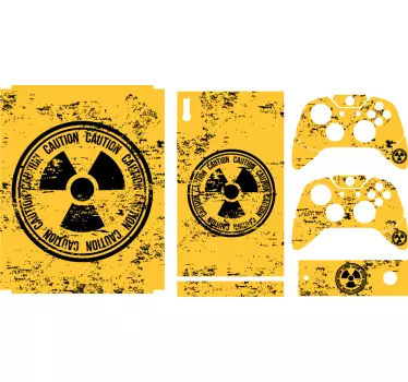 Sticker xbox peau d'avertissement de danger - TenStickers