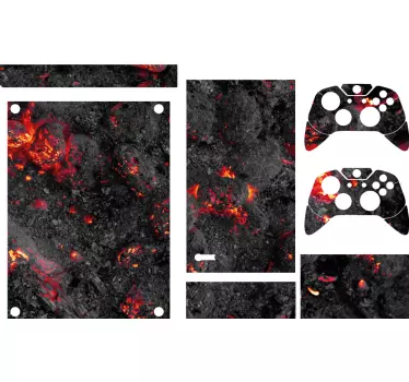 Sticker xbox lave et magma - TenStickers