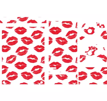 Sticker xbox impressions de lèvres rouges - TenStickers