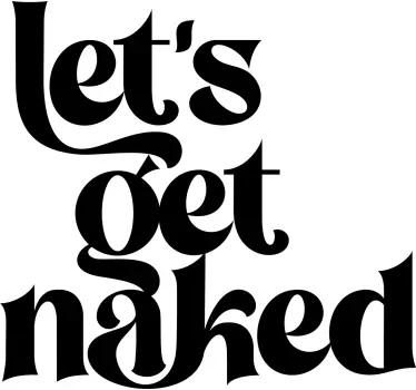 Sticker texte affichage de phrase en gras - TenStickers