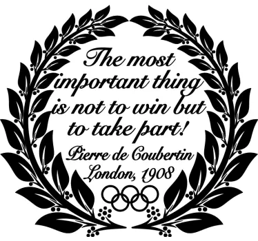 Sticker couronne olympique - TenStickers