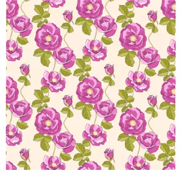 Sticker toilettes motifs floraux - TenStickers