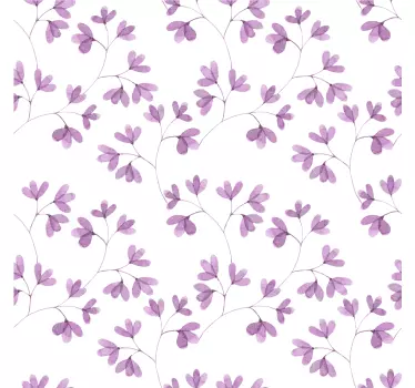 Sticker Deco Meuble Conception rose de feuilles - TenStickers