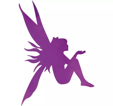 Sticker fées en position assise - TenStickers