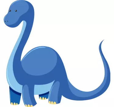Stickers muraux dinosaure Bébé dinosaure bleu - TenStickers