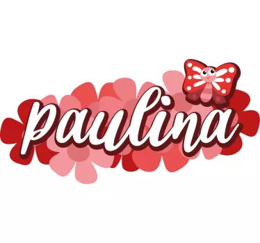 Sticker fées design de papillon personnalisé - TenStickers