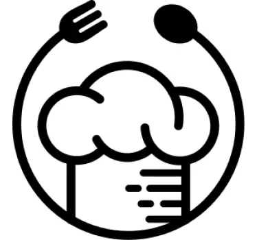 Sticker Mural Cuisine Toque, cuillère et fourchette - TenStickers