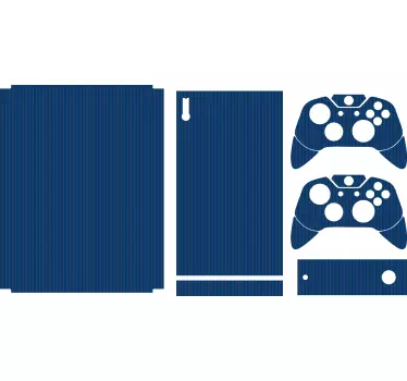 Sticker xbox housse de jeu bleue - TenStickers