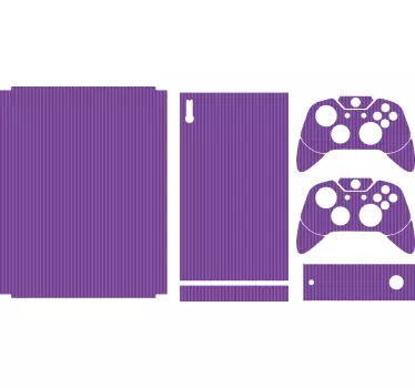 Sticker xbox housse de console violette - TenStickers
