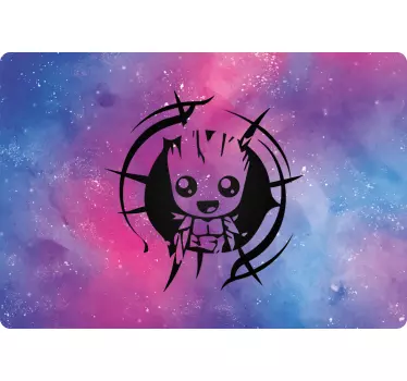 Sticker PC Bébé groot furtivement - TenStickers