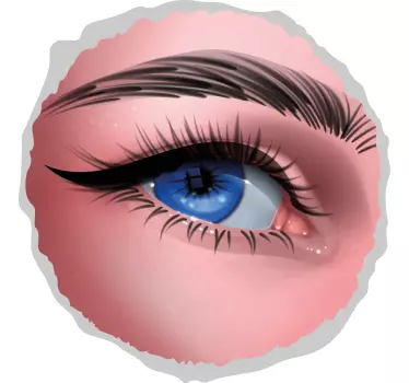 Autocollant Voiture Yeux réalistes, conception furtive - TenStickers