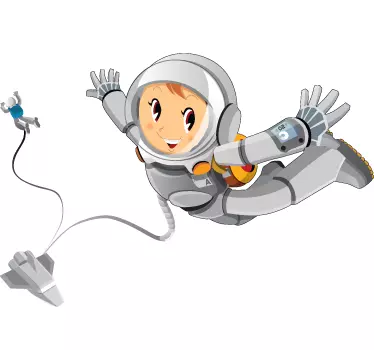 Sticker espace exploration spatiale - TenStickers