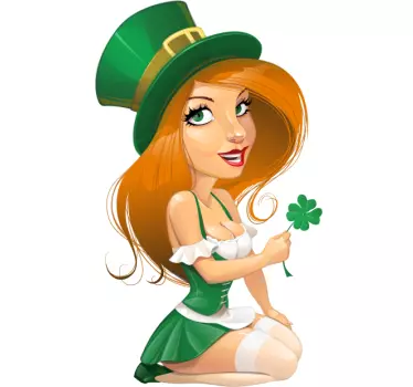 Sticker Saint Patrick - TenStickers