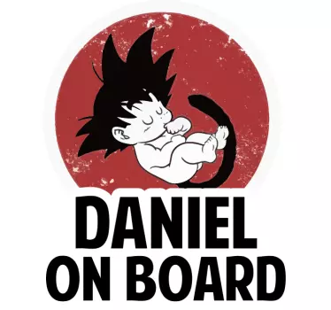 Autocollant bébé à bord design dans l'espace - TenStickers