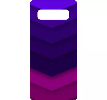 Sticker samsung motif chevrons en dégradé - TenStickers