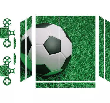 Sticker PS4 conception de ballon de football - TenStickers