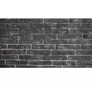 Sticker Frise Murale Mur gris de briques de pierre - TenStickers