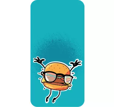 Sticker samsung burger joyeux - TenStickers