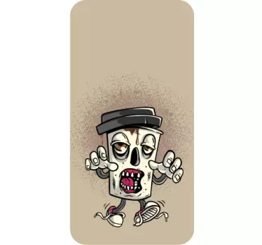 Sticker samsung figure de squelette idiote - TenStickers