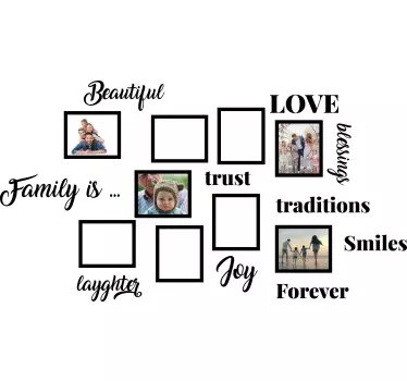 Stickers autres textes Valeurs et cadres personnalisables - TenStickers