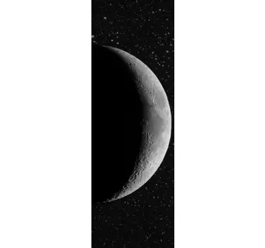 Sticker frigo photo de la lune - TenStickers