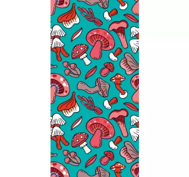 Sticker iphone fantaisie fongique - TenStickers