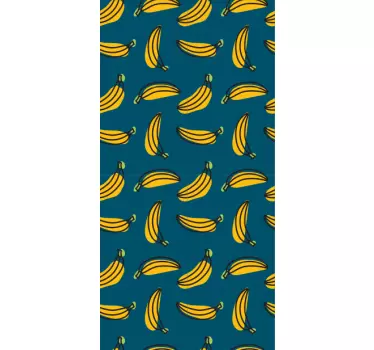 Sticker samsung motif banane jaune - TenStickers