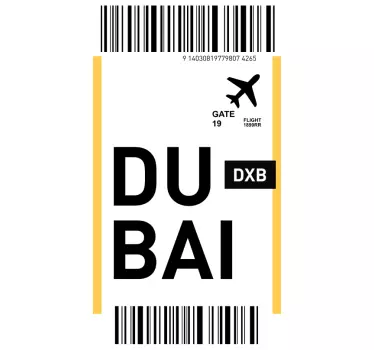 Sticker samsung pass de voyage pour dubaï - TenStickers