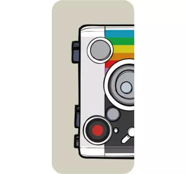 stickers iphone rétro insta caméra - TenStickers