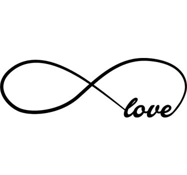 Sticker texte love - TenStickers