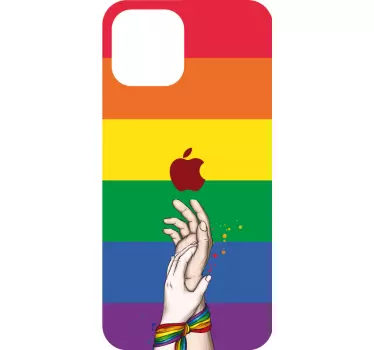 Sticker iphone affichage des mains de fierté - TenStickers