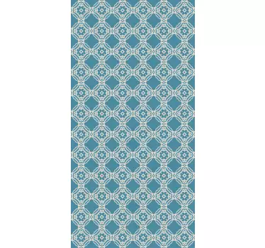 Sticker pour Frigo Ancien sticker bleu et blanc vintage - TenStickers