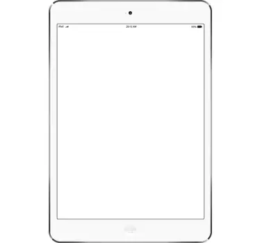 Tableau blanc adhésif Ipad air blanc - TenStickers
