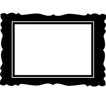 Sticker cadre ornemental style vintage - TenStickers