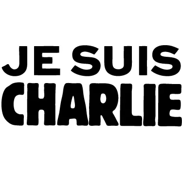 Sticker citation Je suis Charlie - TenStickers