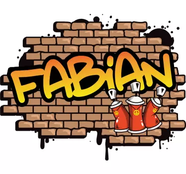 Sticker citation art graffiti personnalisable - TenStickers