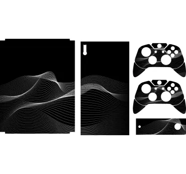 Sticker Xbox vagues de surface lisses - TenStickers