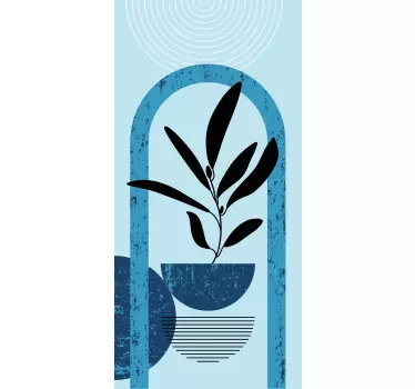 Sticker samsung présentation de plantes minimalistes - TenStickers