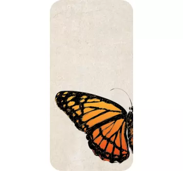 stickers samsung aile de papillon monarque vintage - TenStickers