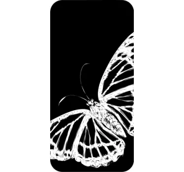 Joli sticker samsung aile de papillon - TenStickers
