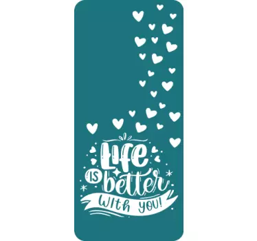 Sticker samsung la vie avec toi - TenStickers