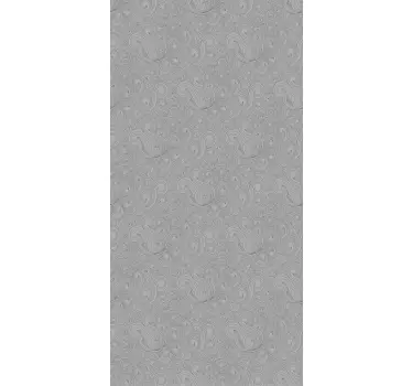Sticker pour Frigo sticker floral tons gris - TenStickers