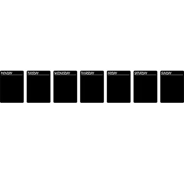 Sticker ardoise pense-bête tableau noir - TenStickers