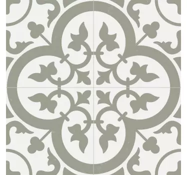 Autocollant Carrelage  Tuile marocaine couleur - TenStickers