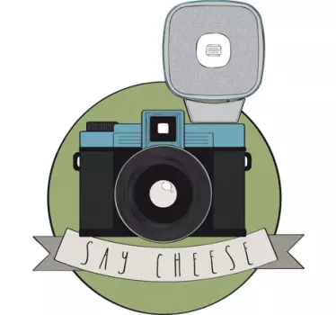 Sticker say cheese - TenStickers