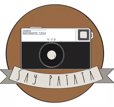 Sticker instamatic patata - TenStickers